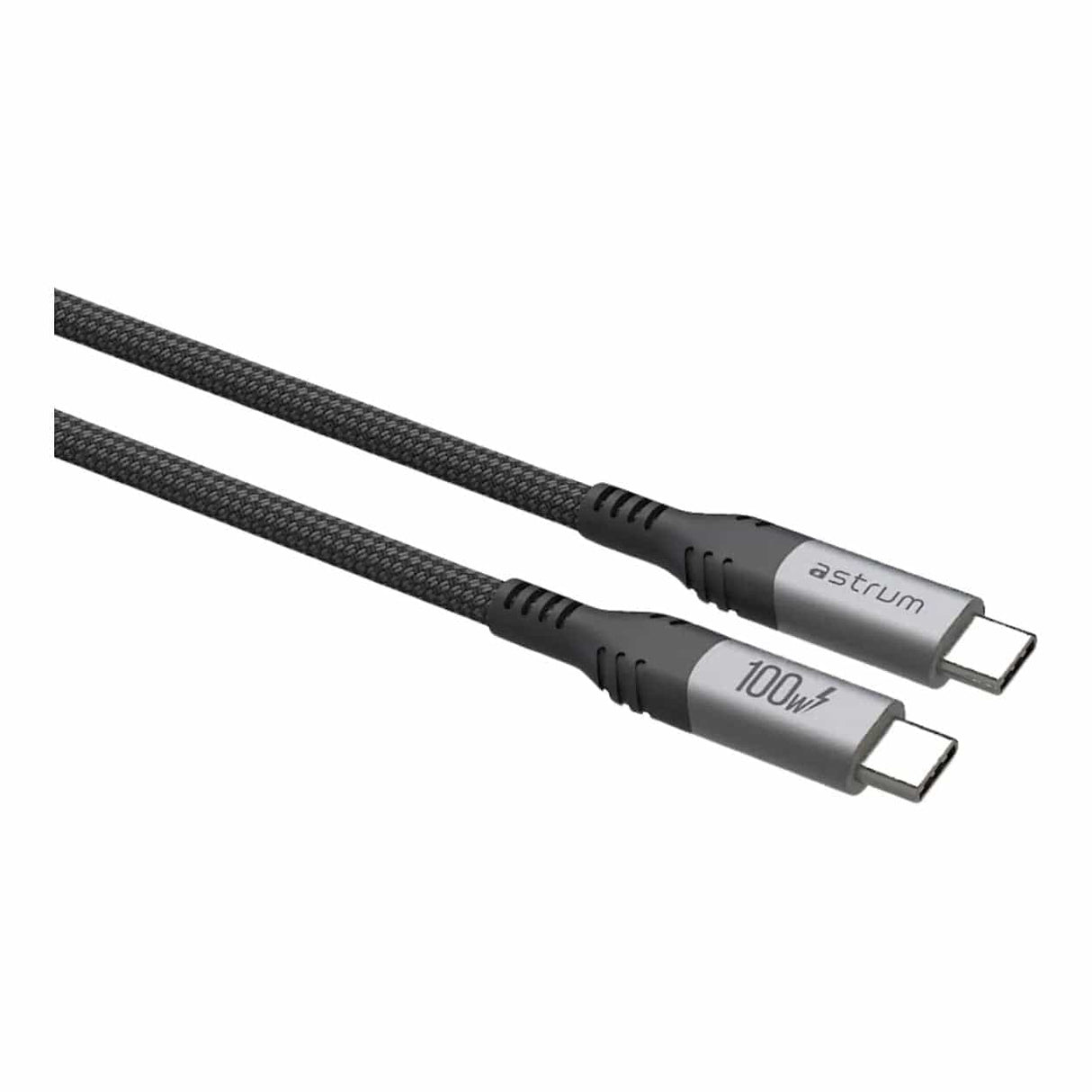 Astrum VMCC100 1.2m Braided 100W USB-C Male to Male Cable AVMCC10012D