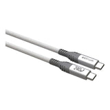 Astrum VMCC240 2m Braided 240W USB-C Male to Male Cable White AVMCC24020W