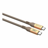 Astrum VMCC240 3m Braided 240W USB-C Male to Male Cable Gold AVMCC24030G