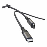 Astrum 1.2m VMCC60 60W USB-C to USB-C Braided Cable Grey AVMCC6012D