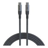Astrum VMCC60 2m Braided 60W USB-C Male to Male Cable Black AVMCC6020D
