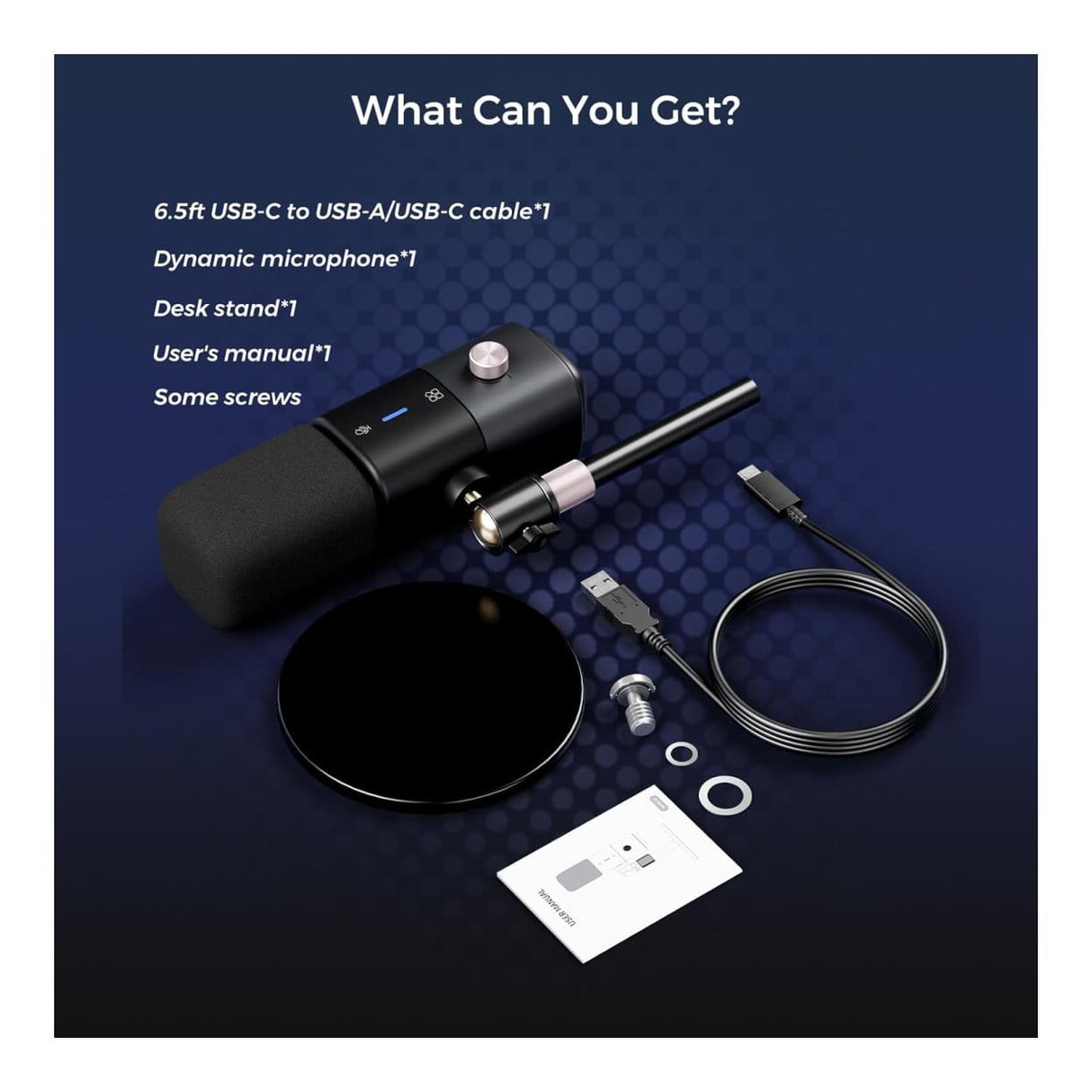 NearStream AM15X Streaming AI Noise-Canceling Dynamic Microphone