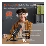 NearStream AM15X Streaming AI Noise-Canceling Dynamic Microphone