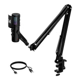 NearStream AM30U AI Noise-Canceling Condenser Microphone with Boom Arm