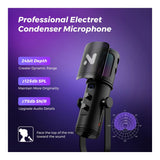 NearStream AM30U AI Noise-Canceling Condenser Microphone with Boom Arm