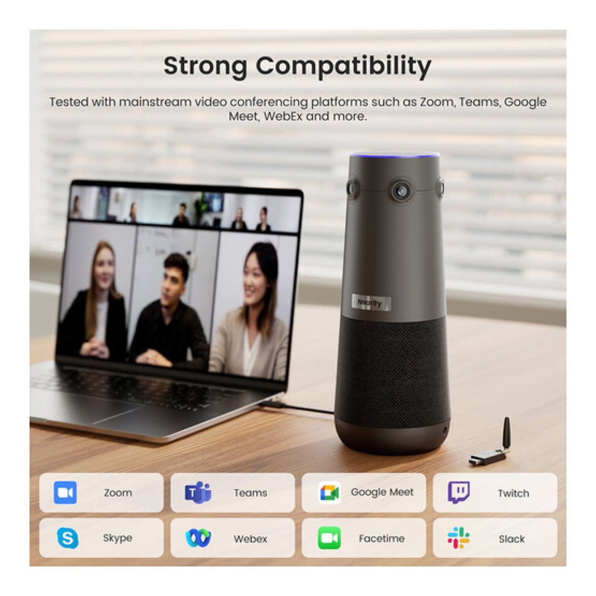 Nearity C60 8MP 4K All-in-One Video Conferencing Camera AW-C60