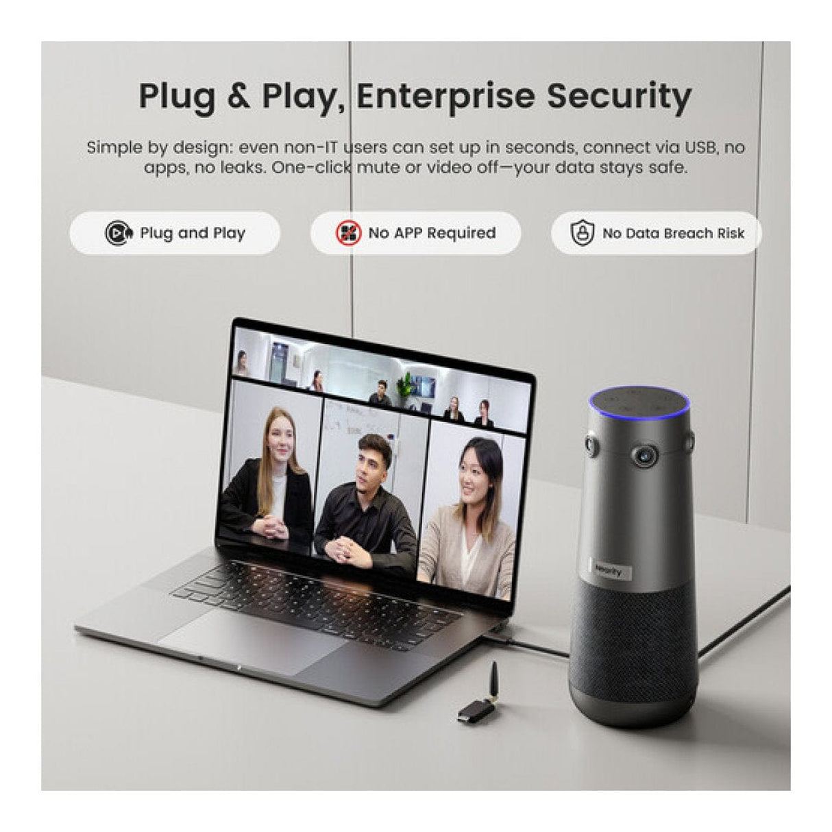 Nearity C60 8MP 4K All-in-One Video Conferencing Camera AW-C60