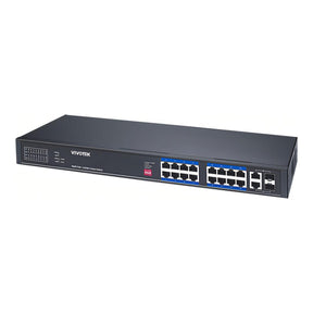 Vivotek 16-port 100Mb PoE+ Unmanaged Network Switch AW-FGT-180P-250