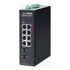 Vivotek 10-port Lite Gigabit PoE++ Industrial Managed Switch AW-IHB-1040