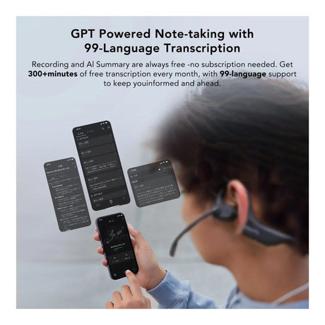 Nearity MemPod Pro 2S GPT Powered Wireless Office Headset AW-OW20BP