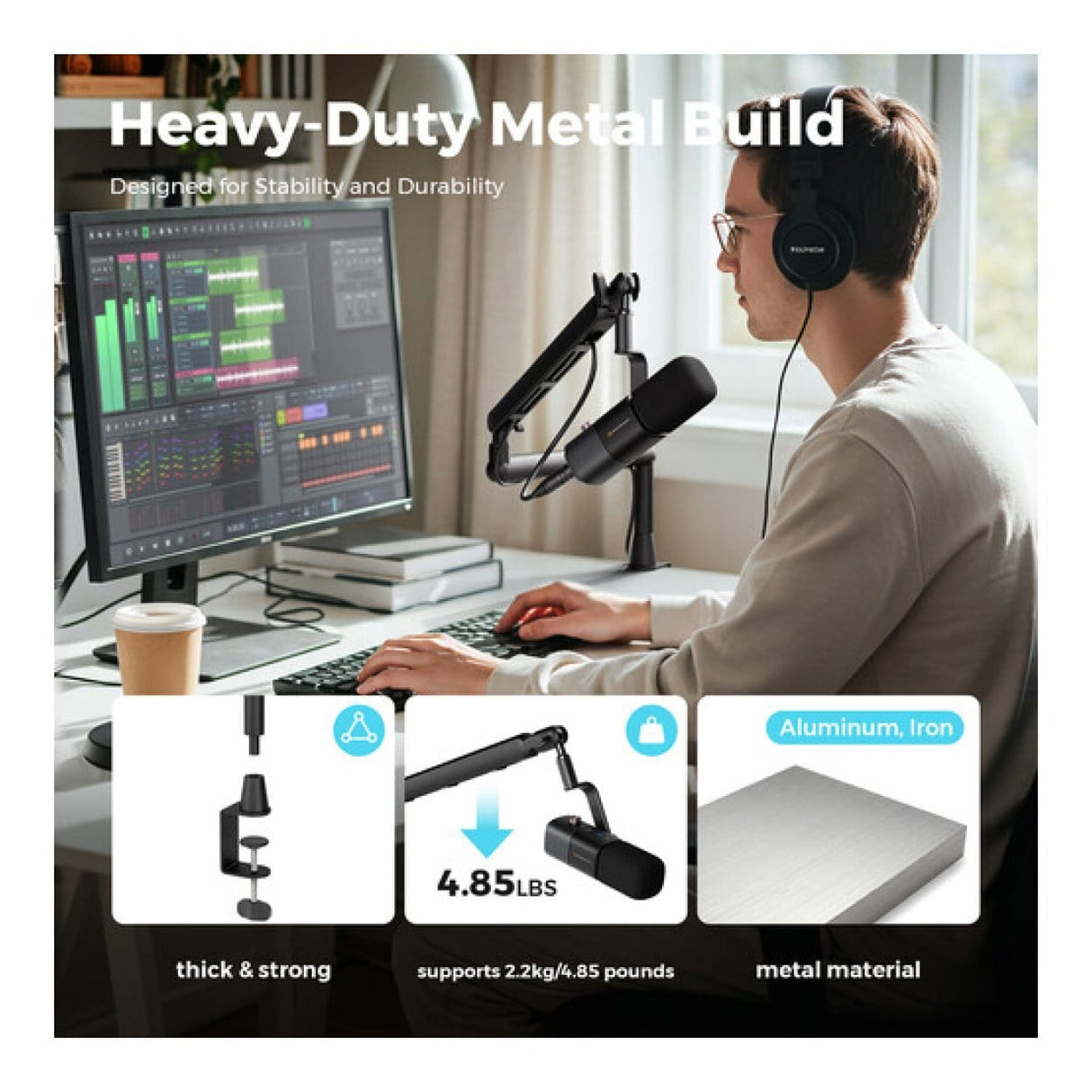 NearStream ST20 Boom Arm Desktop Stand AW-ST20