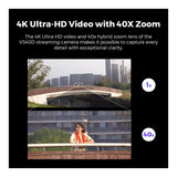 Nearity V540D 4K UHD NDI PTZ Dual-Lens Camera AW-V540D