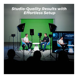 NearStream VK40 Professional Photography Lighting Kit with Green Backdrop