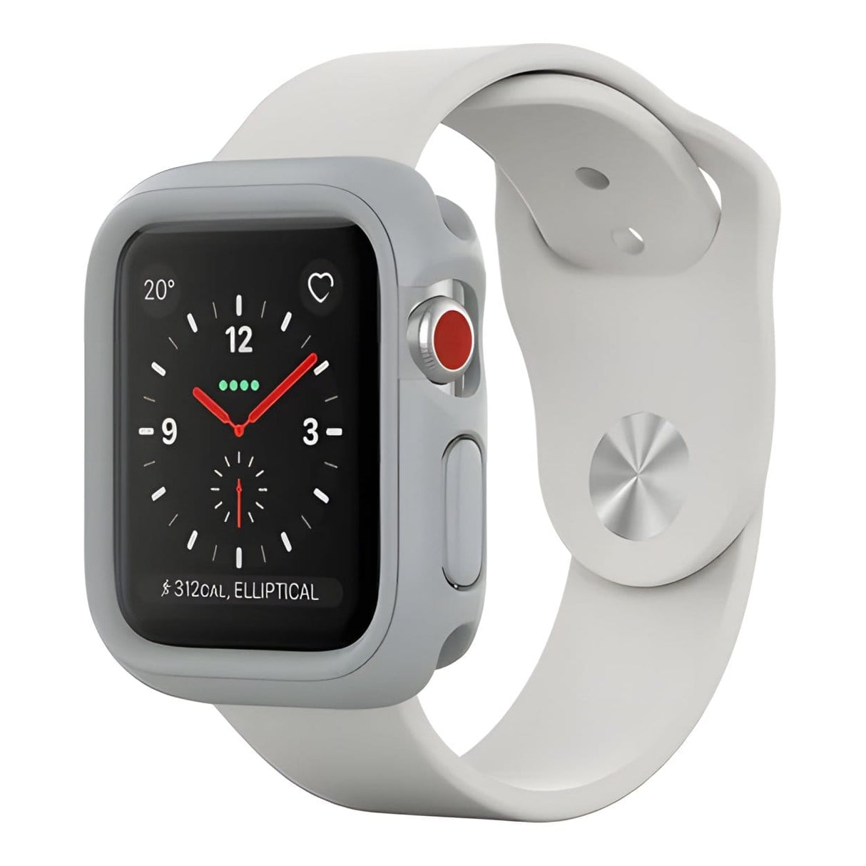 RhinoShield CrashGuard NX for 38mm Apple Watch - Platinum Gray AWC01126C0