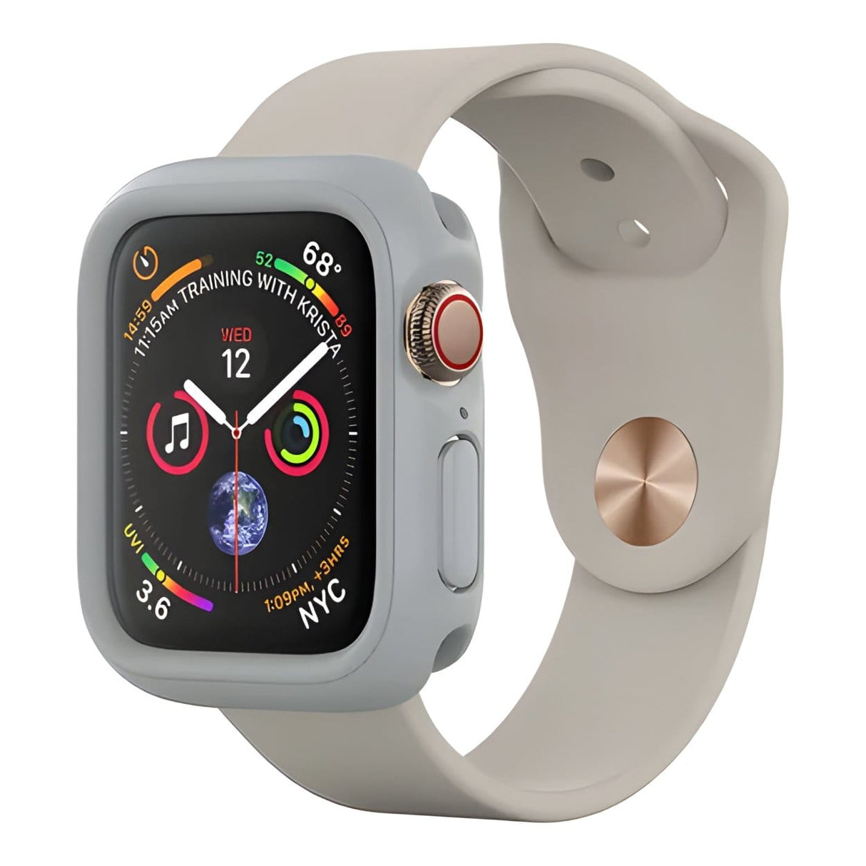 RhinoShield CrashGuard NX for 40mm Apple Watch - Platinum Gray AWC01128C0