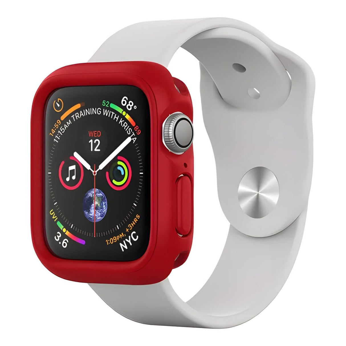 RhinoShield CrashGuard NX for 44mm Apple Watch - Red AWC0112914