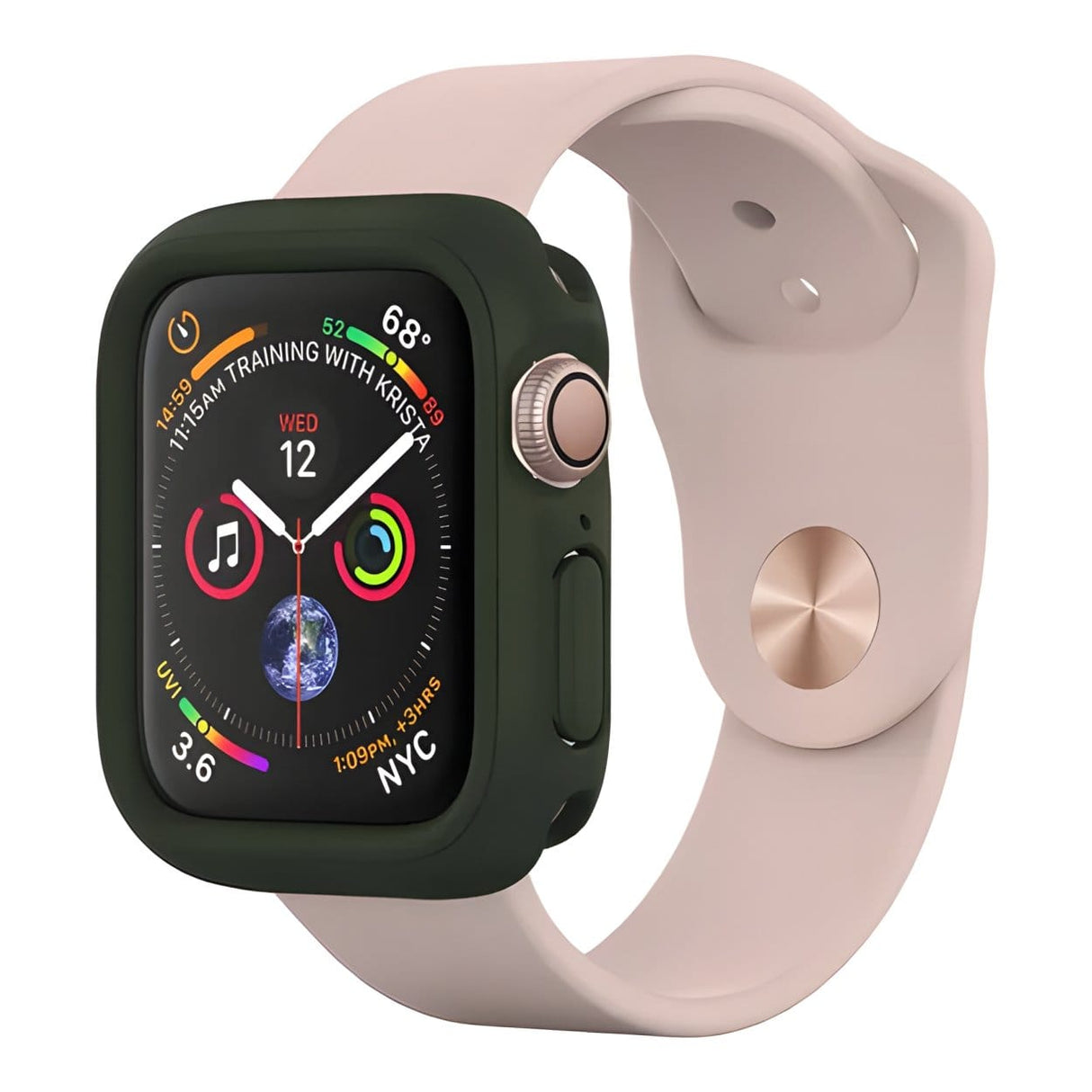 RhinoShield CrashGuard NX for 44mm Apple Watch - Camo Green AWC0112915