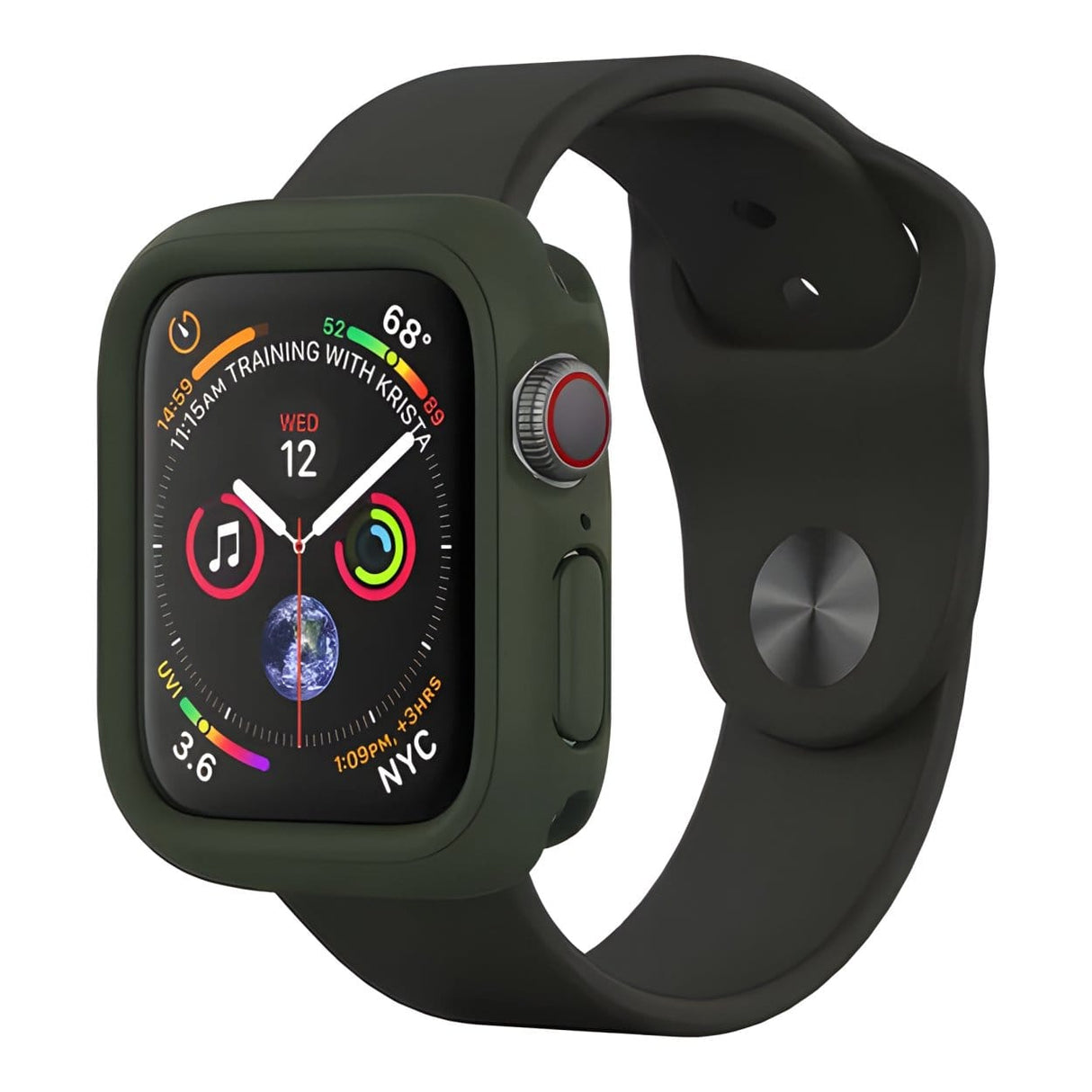 RhinoShield CrashGuard NX for 44mm Apple Watch - Camo Green AWC0112915
