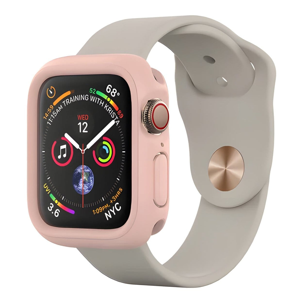 RhinoShield CrashGuard NX for 44mm Apple Watch - Blush Pink AWC0112957