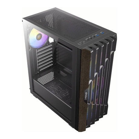 Antec AX63 ARGB Wood ATX Mid-Tower Gaming PC Case Black