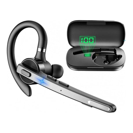 Axtel BT45 Ultra-light Wireless Mono Headset with Charging Case Black AXH-BT45
