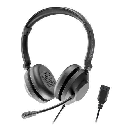 Axtel One QD Duo Wired Headset AXH-ONEQDD