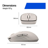 HP 400 Quiet Wireless Mouse - Blue AZ7B4AA