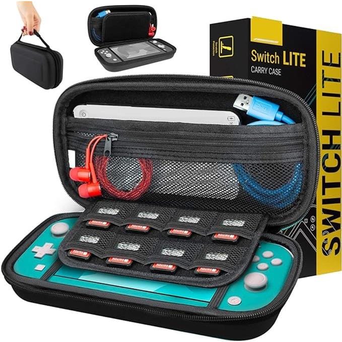 Orzly Carry Case for Nintendo Switch Lite - Black B07W7LCZ74
