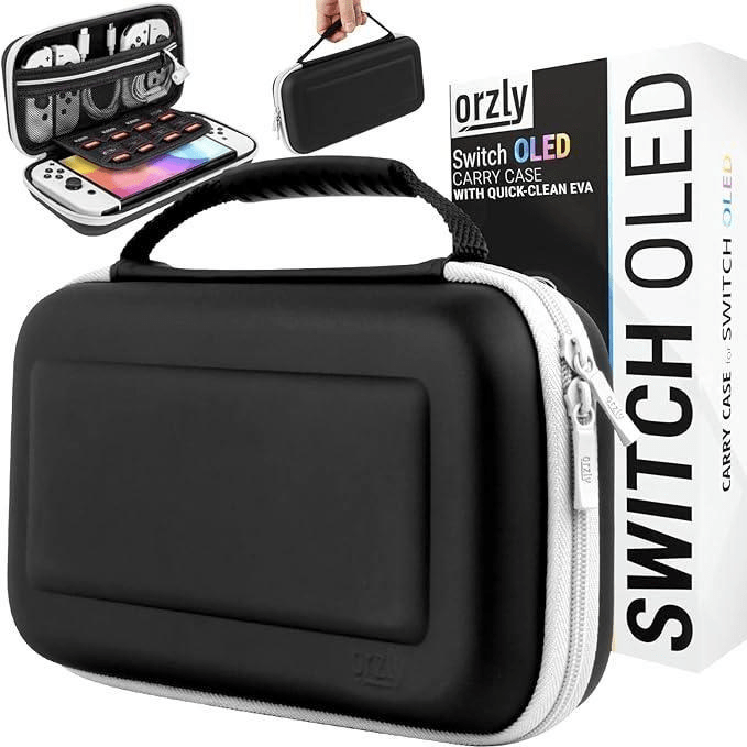 Orzly Carry Case for Nintendo Switch OLED Easy Clean Case Gift Boxed Edition B09NCFC66V