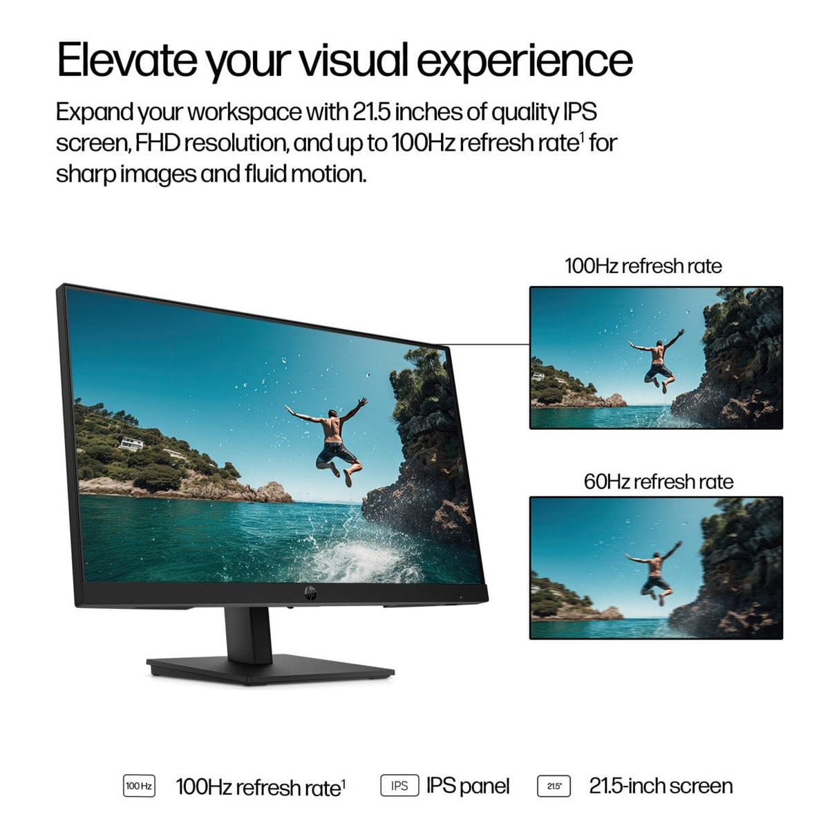 HP Series 3 Pro 322ph 21.5-inch 1920 x 1080p FHD 16:9 100Hz 5ms LCD IPS Monitor B0BN7UT