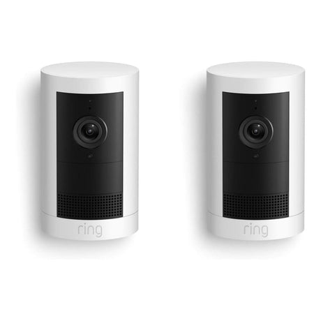 Ring 2K Battery Outdoor Cam 2-pack - White B0DGRG8QX4