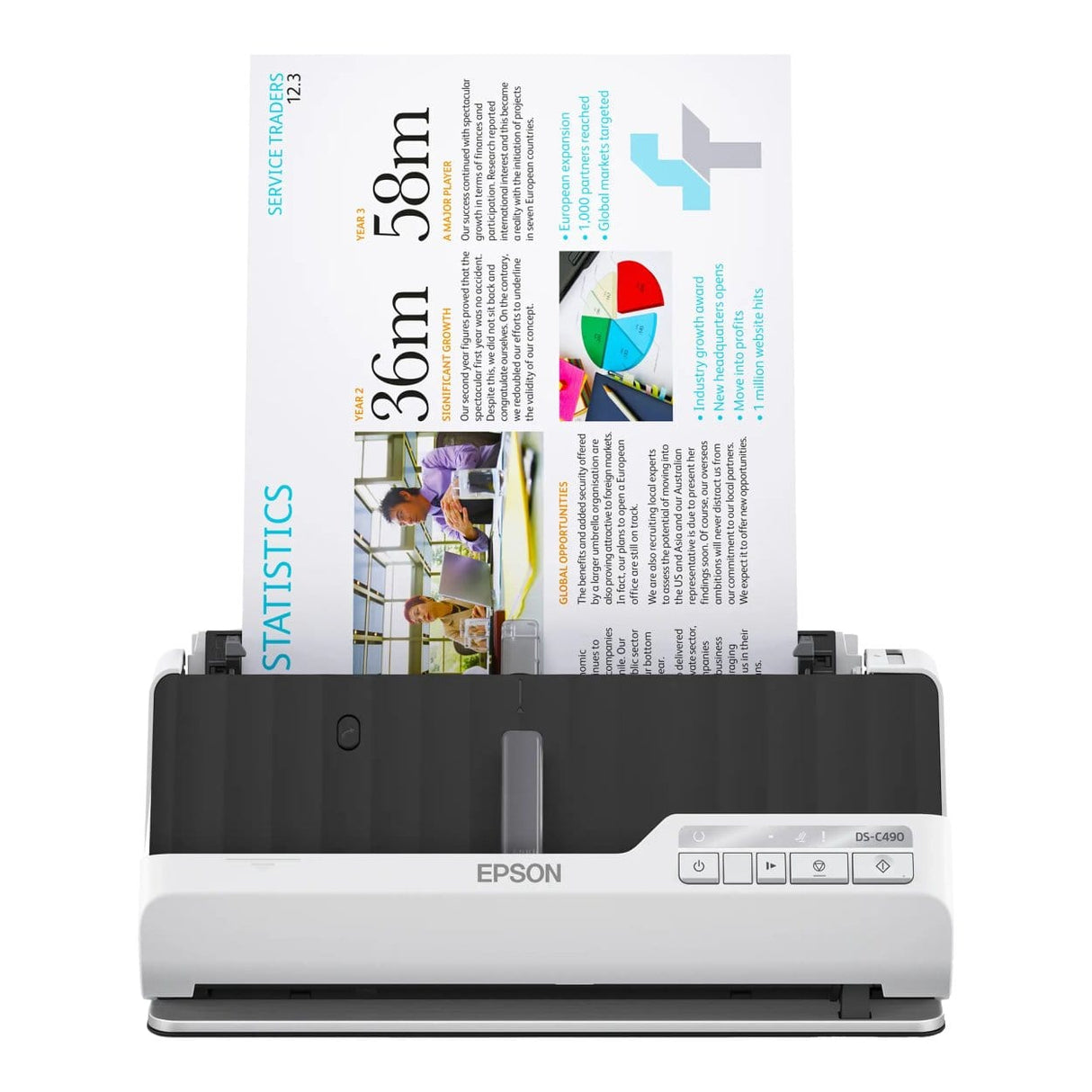 Epson DS-C490 A4 Compact Scanner B11B271402