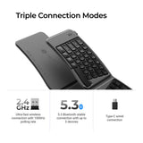 Keychron B11 Pro Ultra-Slim Wireless Foldable Keyboard - Space Grey B11P-K1