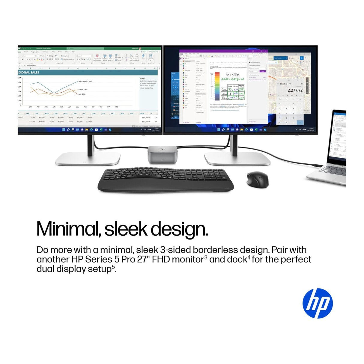 HP Series 5 Pro 527pf 27-inch 1920 x 1080p FHD 16:9 120Hz 5ms LED IPS Monitor B28F5UT