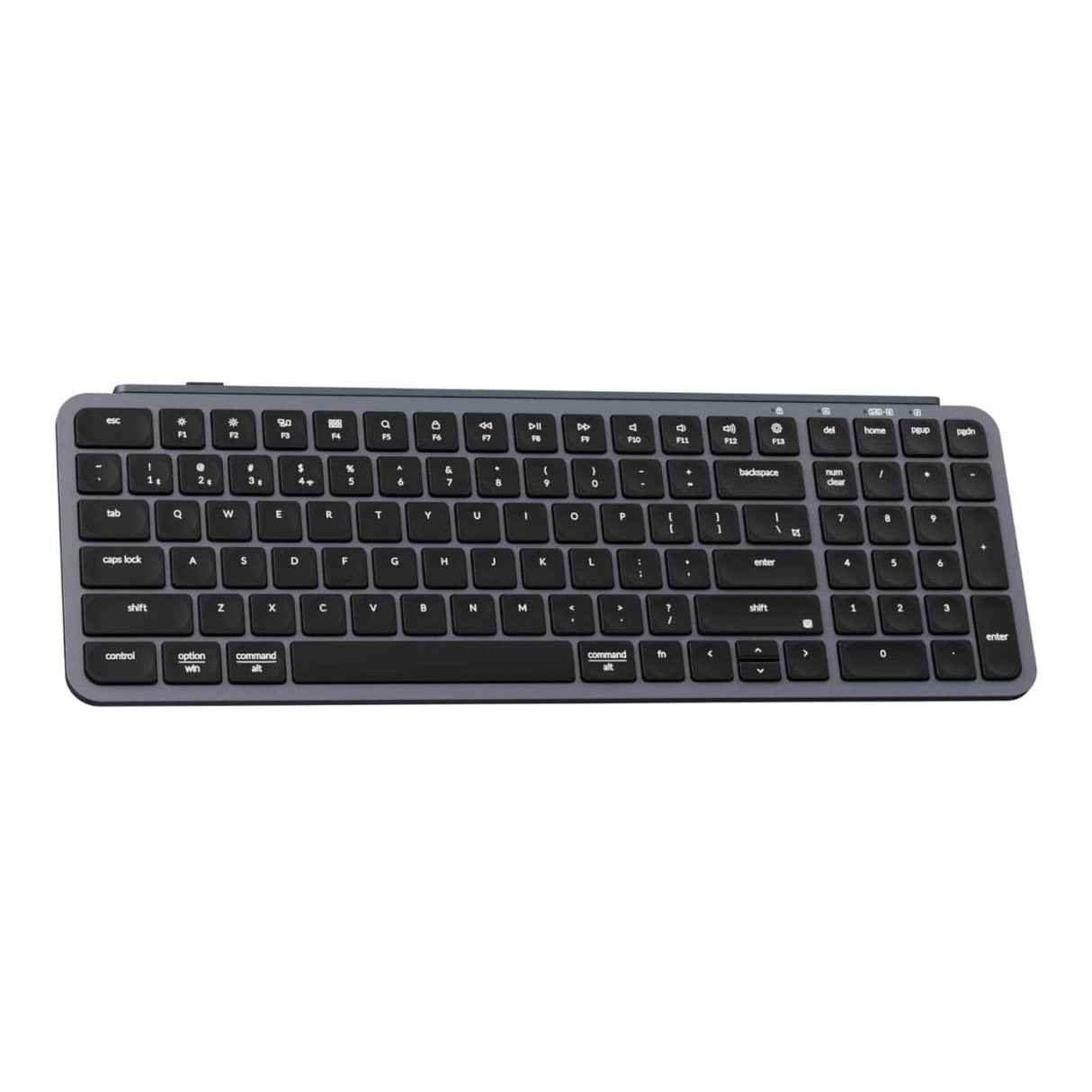 Keychron B2 Pro Ultra-Slim Wireless Keyboard Space Grey B2P-K1