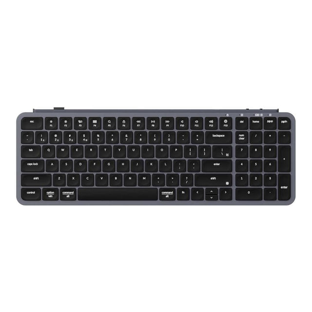 Keychron B2 Pro Ultra-Slim Wireless Keyboard Space Grey B2P-K1
