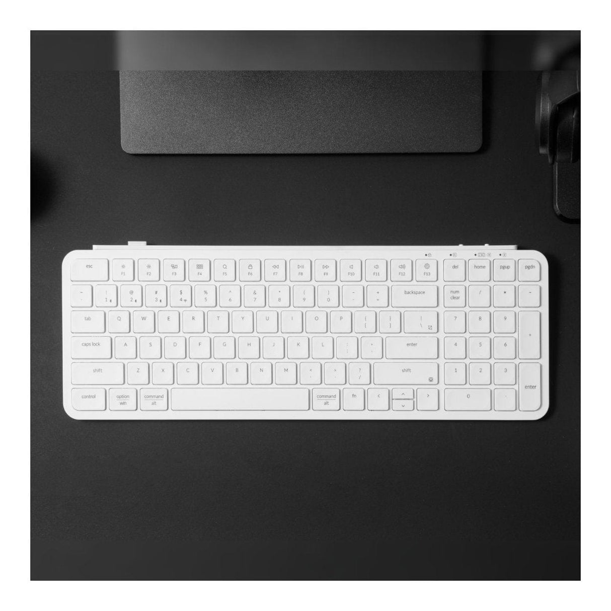 Keychron B2 Pro Ultra-Slim Wireless Keyboard Ivory White B2P-K8