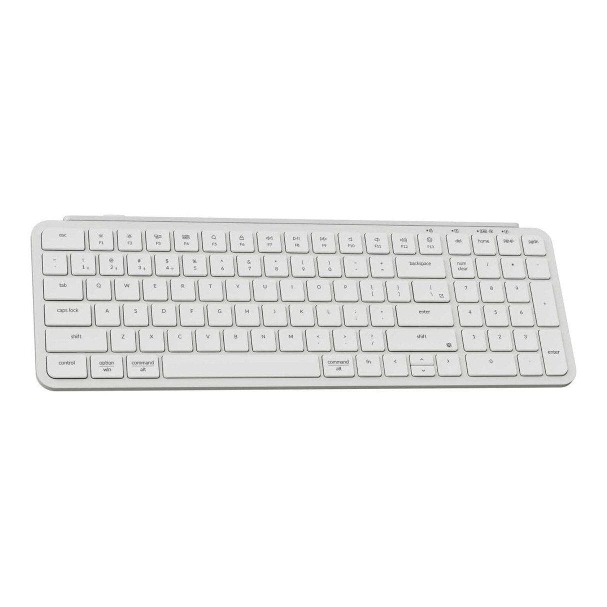 Keychron B2 Pro Ultra-Slim Wireless Keyboard Ivory White B2P-K8
