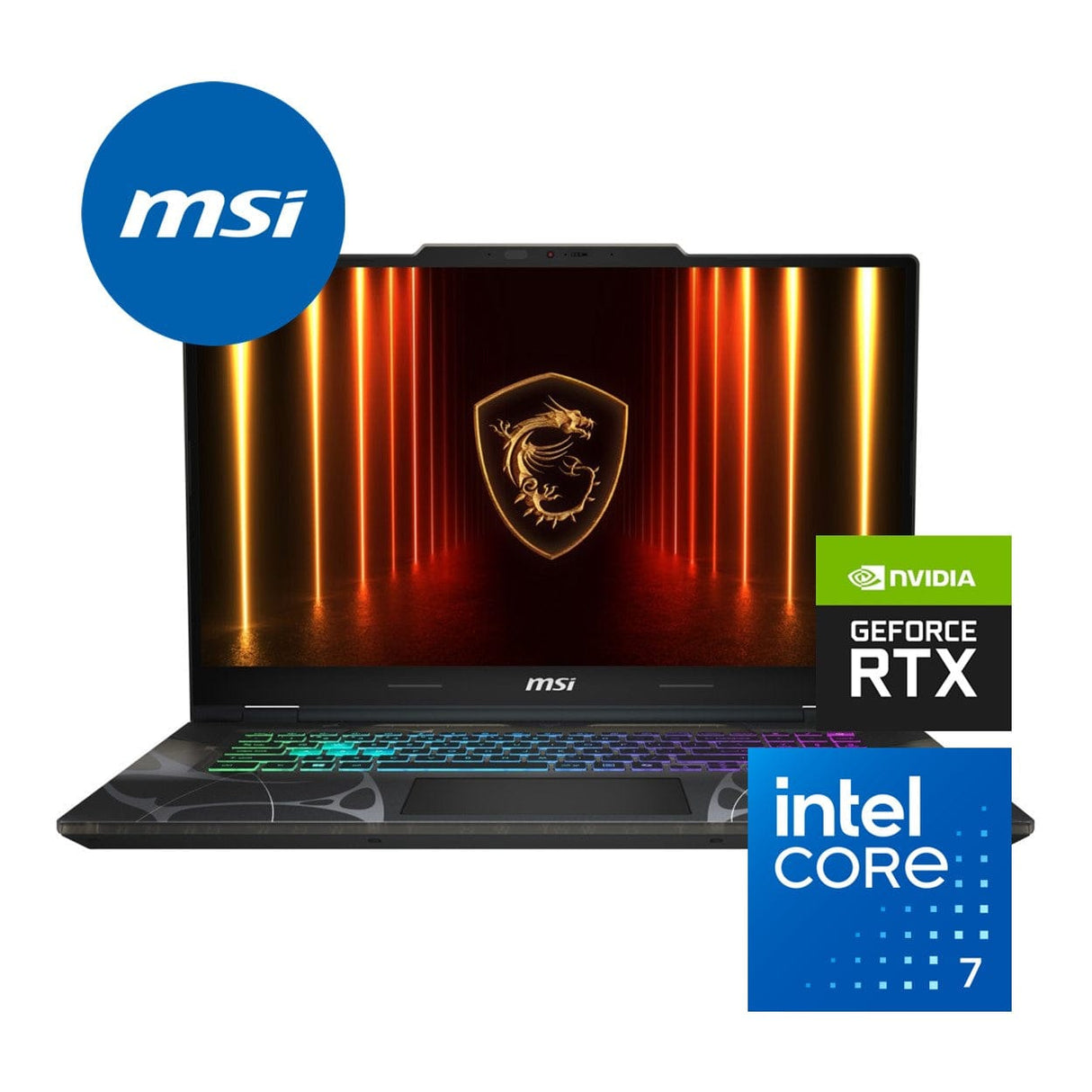 MSI Cyborg 17 B2RWEKG-082ZA 17.3-inch FHD Laptop - Intel Core 7 240H 512GB SSD 16GB RAM RTX 5050 Win 11 Home