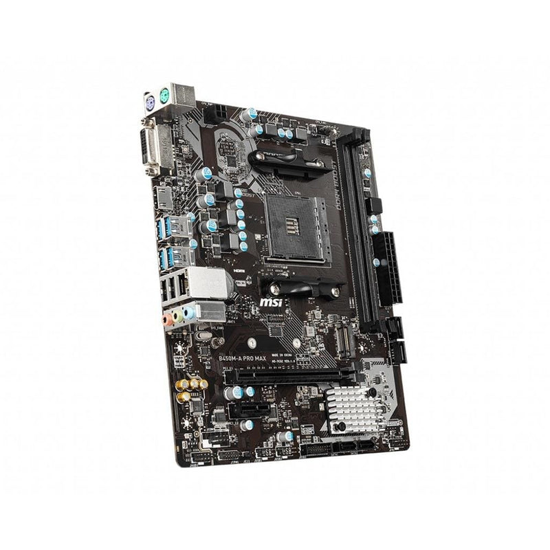 MSI B450M-A Pro Max AMD Socket AM4 micro ATX Motherboard B450M-APROMAX