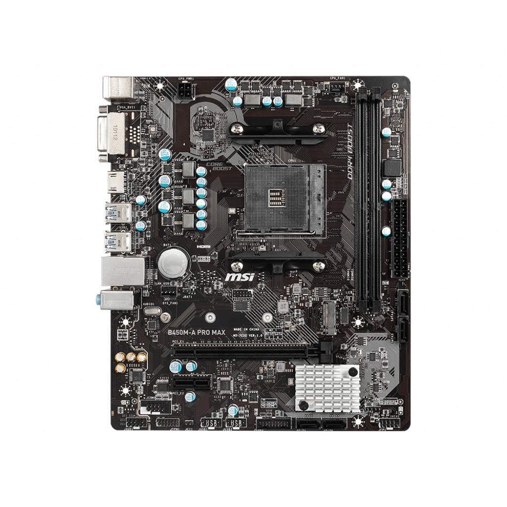 MSI B450M-A Pro Max AMD Socket AM4 micro ATX Motherboard B450M