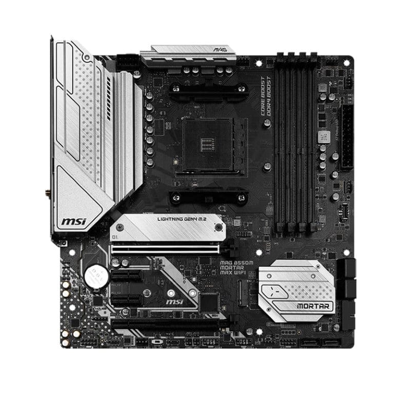 MSI B550M MORTAR MAX WIFI AMD Socket AM4 Micro-ATX Motherboard