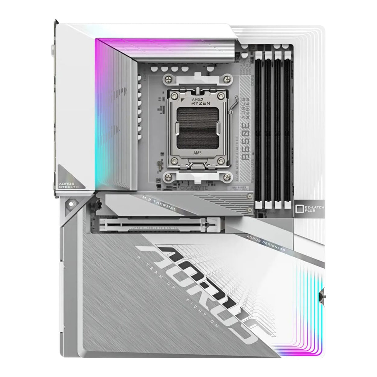 Gigabyte B650E AORUS STEALTH Wi-Fi 7 ICE AMD B650 Ryzen Socket AM5 ATX Motherboard