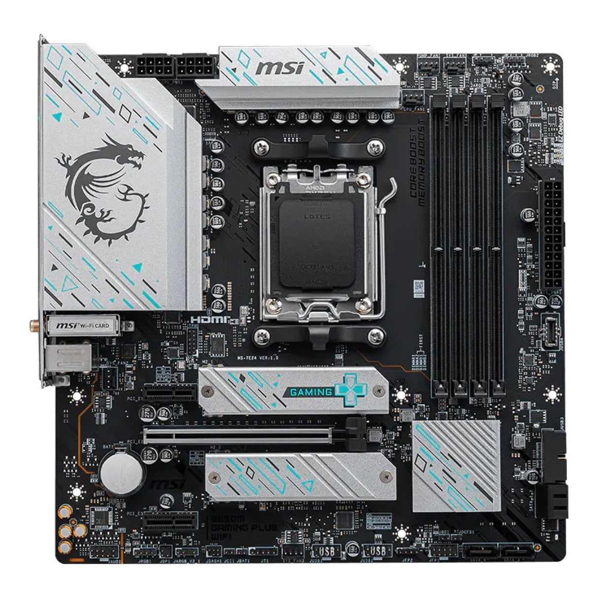 MSI B650M Gaming Plus Wi-Fi AMD Socket AM5 micro ATX Motherboard