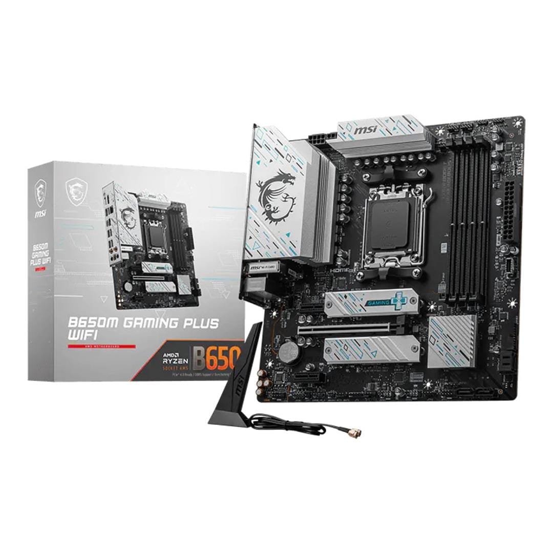 MSI B650M Gaming Plus Wi-Fi AMD Socket AM5 micro ATX Motherboard