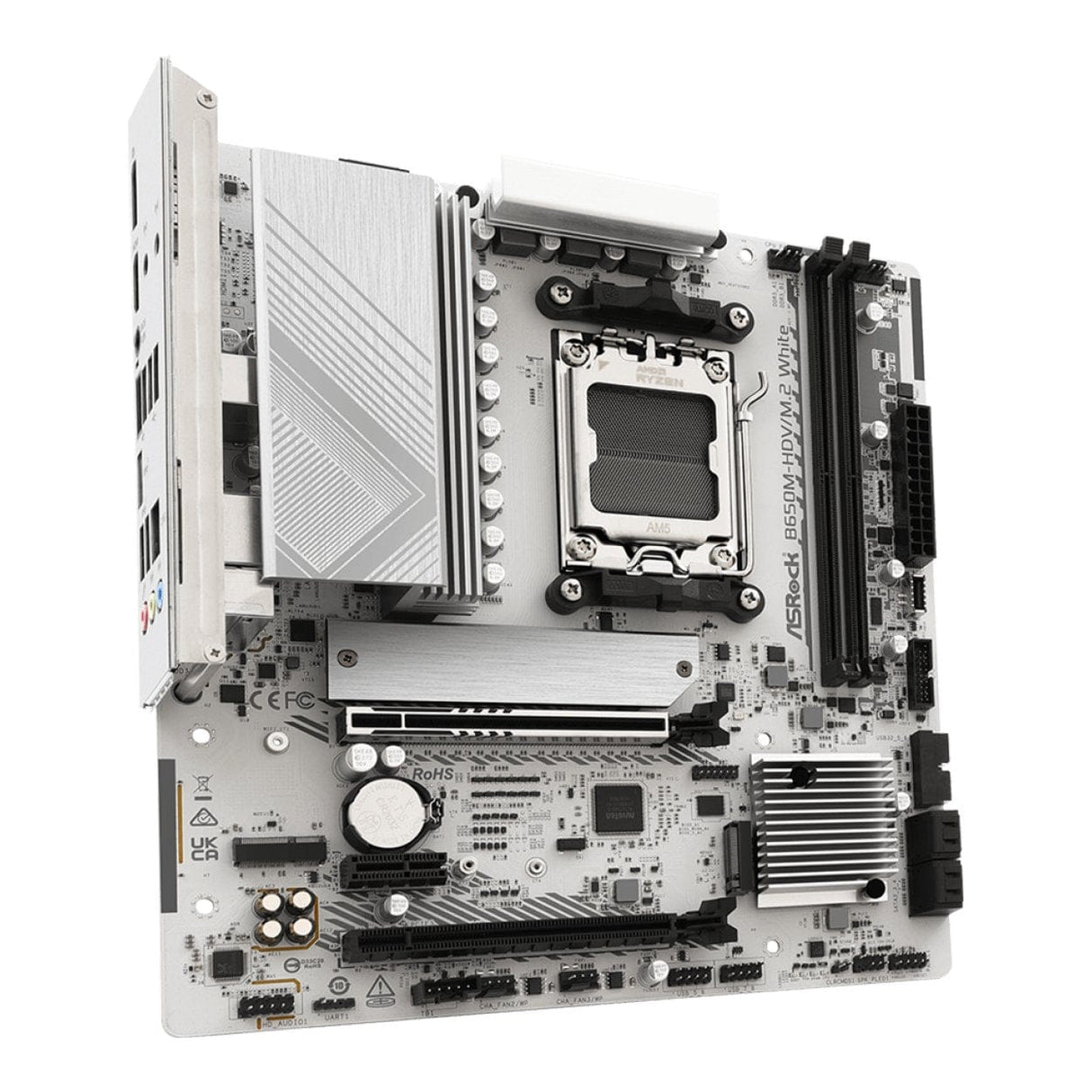 Asrock B650M-HDV/M.2 AMD Socket AM5 micro ATX Motherboard White