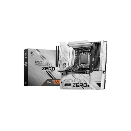 MSI B650M Project Zero AMD Socket AM5 micro ATX Motherboard