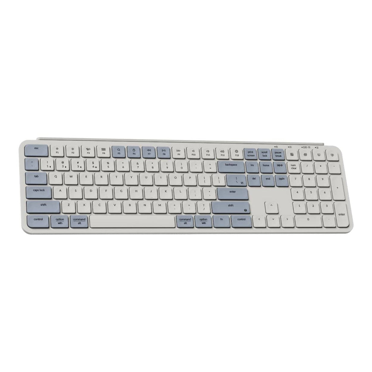 Keychron B6 Pro Ultra-Slim 100 Wireless Keyboard Retro Blue B6P-K11