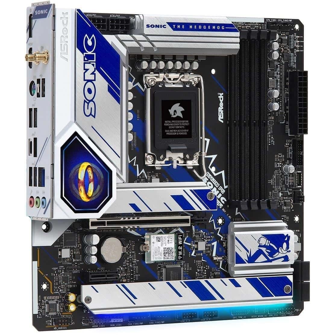ASRock B760M PG Sonic Wi-Fi DDR5 Socket LGA 1700 micro ATX Motherboard B760M-PG-SONIC