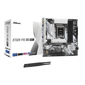 ASRock B760M Pro RS Gaming Wi-Fi Intel LGA 1700 micro-ATX Motherboard